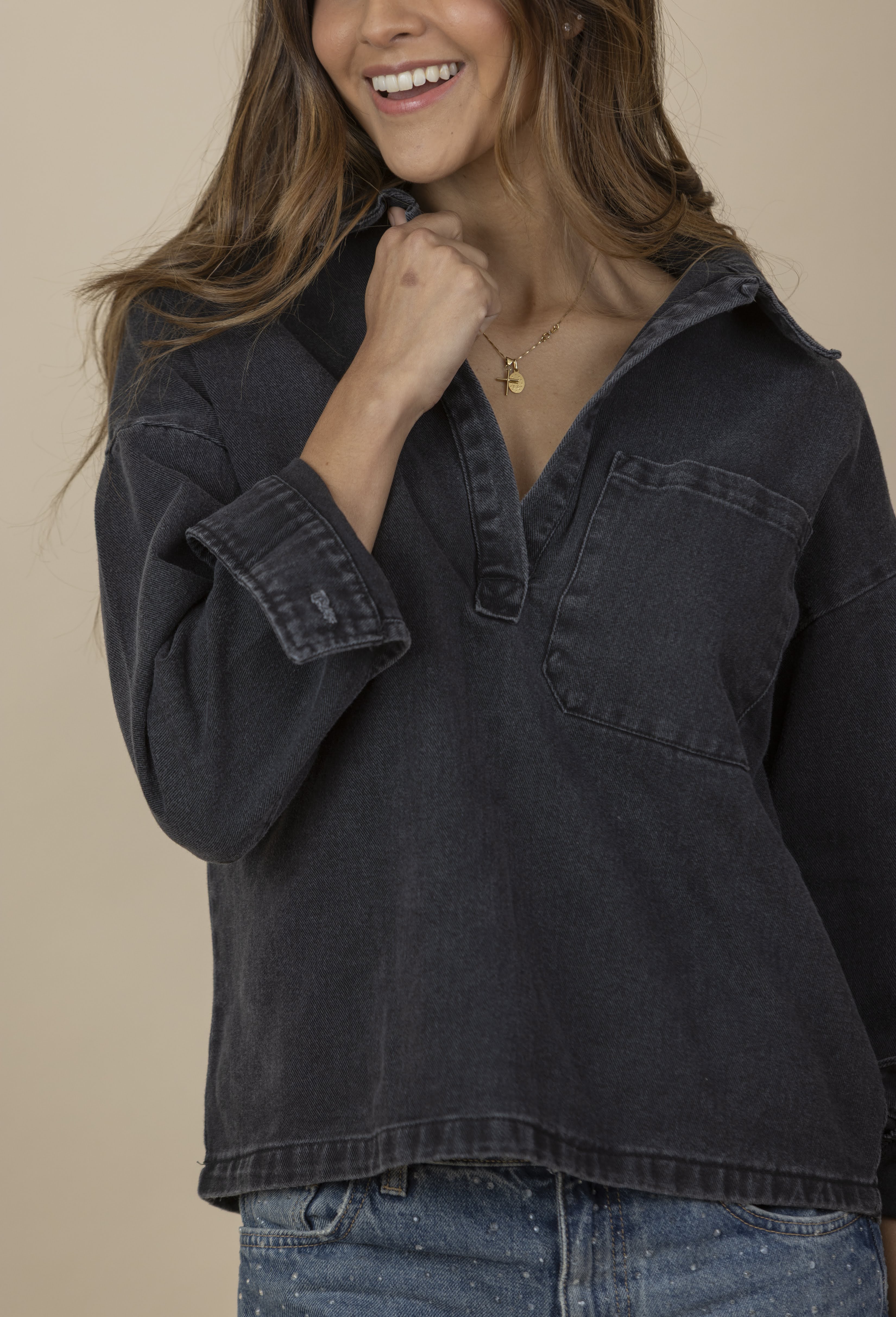 Denim Shacket