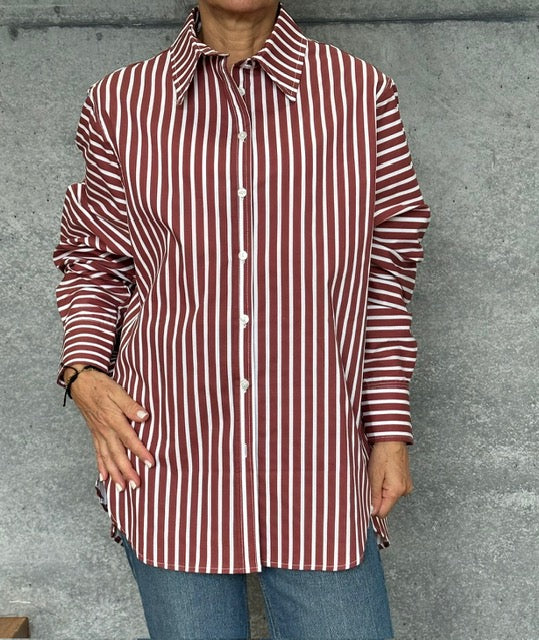 Camisa Algodon Rayas